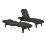 1- Keter chaise lounge chair
