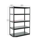 5 Tier Storage Shelf, 48" W x 24" D x 72" H