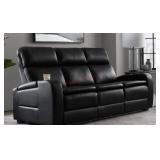 Maxwell Power Reclining Theater Sofa with Drop