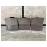 3- Stainless tissue box covers