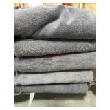 4- Large grey bath towels