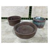 3- Pottery bowls