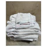 2- Cream color Bath towels /4 hand towels and 4