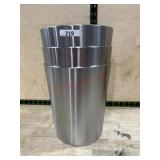 3- Stainless small bathroom trash cans