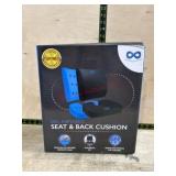 Gel infused seat and back cushion