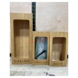 Wood storage bag holders