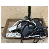 Flat with multi plugs and cords