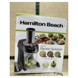 Hamilton Beach electric spiral slicer