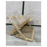 Wood dish rack