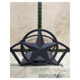 Metal star design hose holder