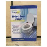 Toilet riser seat