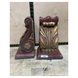 Pair of wall hanger pedestals