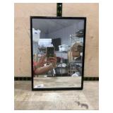 12x15 black framed wall mirror