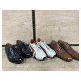 Tote with 3 pair men shoes size 10