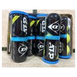 Flat of 6 cans Dunlop tennis balls