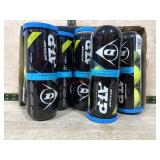 Flat of 6 cans Dunlop tennis balls