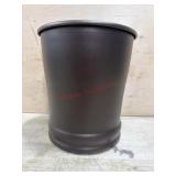Bronze color bath trash can