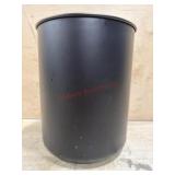 Black color bath trash can