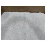 White 24x30 bath mat