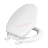 Elongated soft toilet seat