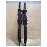 2- Golf umbrellas