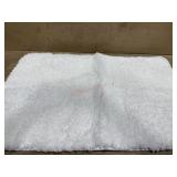 White 20x30 bath mat