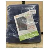 New blue towel mat set