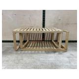 2- Wood shelf risers