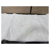 24x60 White bath mat