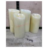Set of 4 flameless candles