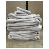 4 Tan bath towels/ 2 hand towels and 4 wash rags