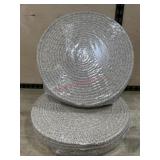 2- Packages of brown round placemats