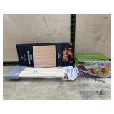 Flat of bamboo skewers