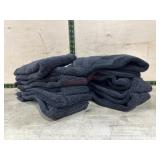 12- Black hand towels