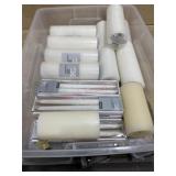 Tote of candles