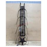 Metal cowboy hat hanger