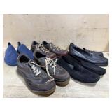 Box of men shoes and slippers size 10