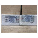 2- cushioned rug bath mats