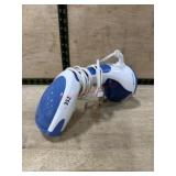 Blue hand held steamer
