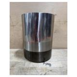 Stainless bath trash can