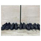 5 Pair men spiked golf shoes  size 10 and 11