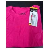 Women's Pink Crew Neck Tee, Size Medium