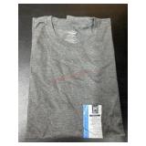 Men's Gray Cotton Short Sleeve T-shirt