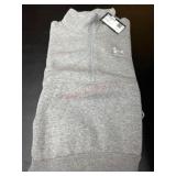 XL Women's Gray Quarter-Zip Pullover