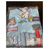 Women's X-Small Blue Character Print Jacket