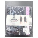 Women's Notch Collar Pajama Set, Size S