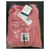 Women's Red and White Striped Clothing Lot