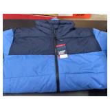 Lands' End Colorblock Puffer Jacket