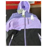 Purple and Black Girls' Jacket, Size 10/12