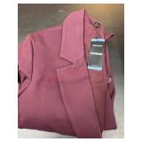 Women's Large Burgundy Blazer